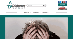 Desktop Screenshot of diabetesfoundationinc.org